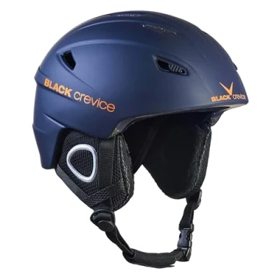Abbildung von Black Crevice Skihelm Kitzbühel, Navy/orange, S