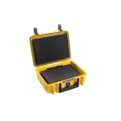 Abbildung von B&amp;W Akku Transportkoffer Battery.CASE 908.08 Gelb für Lithium Ionen Batterien 0,8 kg Zuladung
