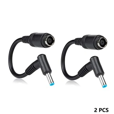 Abbildung von helpers lab Netzkabel Ladegerät Laptop Adapter Spitze Stecker Konverter für HP Stream Spectre Pavilion Envy EliteBook Split Chromebook Folio Compaq presario SIateBooK Probook X360 (2 Pack)