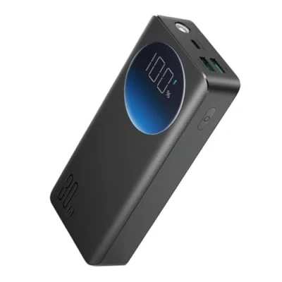 Abbildung von Powerbank JR PBF02 30W 20000mAh + USB A C Kabel 0,25m Schwarz