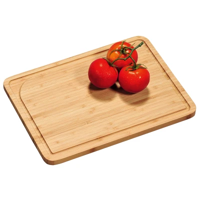 Abbildung von Kesper 58121 Schneidebrett 36x26x1,6cm aus Bambus, Braun, 36 x 26 1,6 cm