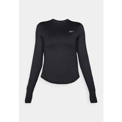 Abbildung von Nike Performance Swift Langarmshirt, Damen, Größe: XL, Black/reflective silver