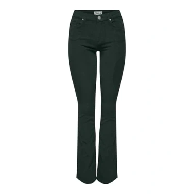 Abbildung von ONLY Onlmary Global MID Flared Stoffhose, Damen, Größe: 40x32, Scarab