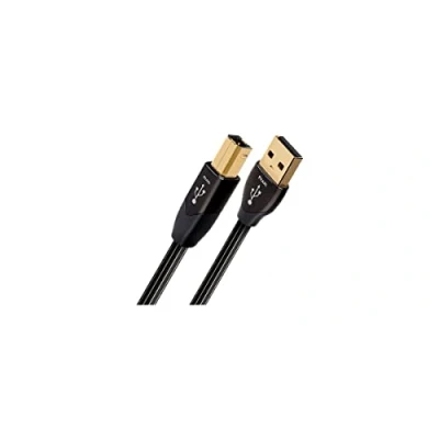 Abbildung von Audioquest USB Kabel Typ A, B, 5 Meter, 2.0, Stecker/Stecker, Schwarz