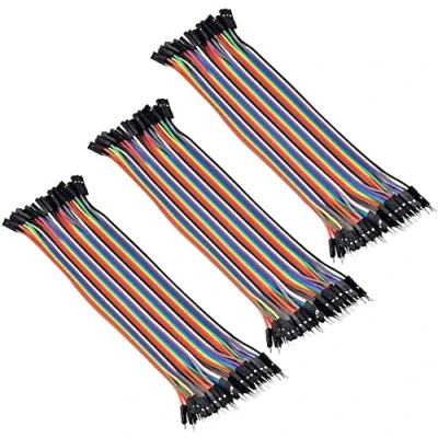 Abbildung von Aihasd 120P 20cm männlich weiblich Jumper Cable for Breadboard Circuit Test