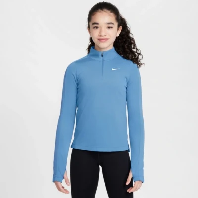 Abbildung von Nike Performance Langarmshirt für Kinder, Größe: 152 158, Blue beyond/white