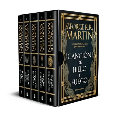 Abbildung von Canción de hielo y fuego: (edición limitada en estuche con: Juego tronos Choque reyes Tormenta espadas Festín cuervos Danza dragones) (Best Seller)