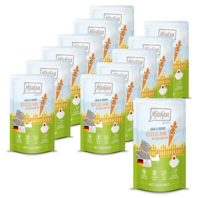 Abbildung von MjAMjAM Quetschie Chicks &amp; Friends köstliches Huhn an feinen Möhrchen 12 x 125g