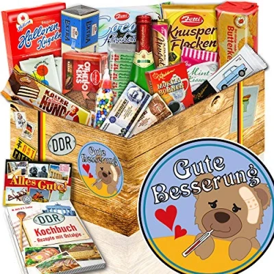 Abbildung von Gute Besserung DDR Artikel Süß Genesungs Paket