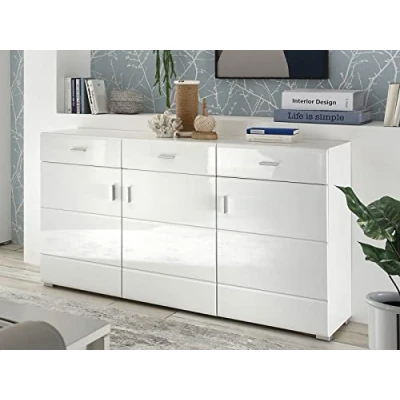 Abbildung von möbelando Sideboard Beistellschrank Anrichte Standschrank Kommode Schrank Ella I