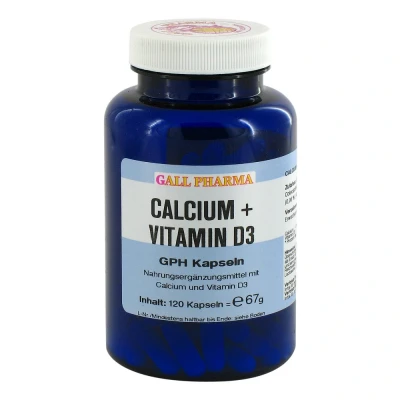 Abbildung von Calcium+vitamin D3 GPH Kapseln 120 St