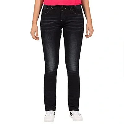 Abbildung von Timezone Damen TahilaTZ Womenshape Slim Jeans, Black Diamond Wash 9047, W26/L34