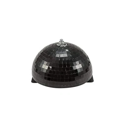 Abbildung von EUROLITE Spiegel Halbkugel 20cm schwarz motorisiert Geeignet für Partyräume, Tanzschulen, Clubs, Bars, Bühnen, Schaufenster etc.