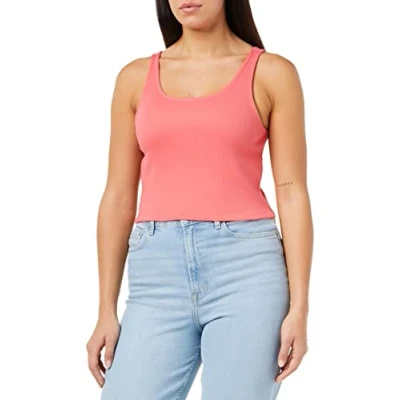 Abbildung von ONLY Women&#039;s ONLNESSA S/L Short JRS Top, Calypso Coral, S