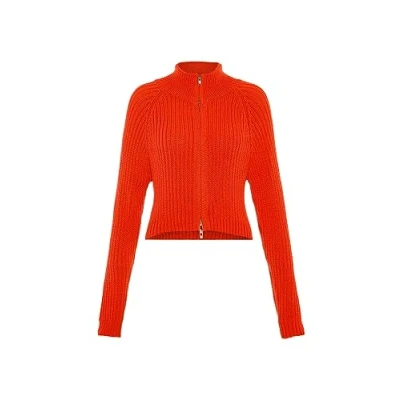 Abbildung von myMo Strickjacke, Damen, Größe: XL/XXL, Koralle