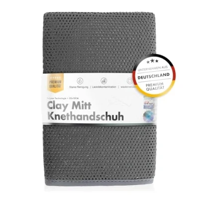 Abbildung von chemicalworkz® Clay Mitt Reinigungsket Handschuh mit Polymerschicht Bar Ersatz extremer Reinigungskraft Lack Knete Auto, Auto Reinigungsknete, Lackreiniger