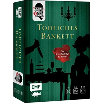 Abbildung von Michael Fischer Spiel Crime &amp; Dine Das Krimi Dinner Set: Tödliches Bankett