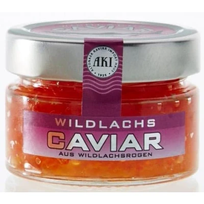 Abbildung von Wildlachskaviar von AKI 50g Glas