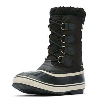 Abbildung von Sorel 1964 PAC Nylon WP Snowboot/Winterstiefel, Herren, Größe: 45, Black/ancient fossil Lederimitat/textil