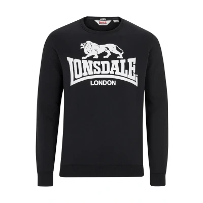 Abbildung von Lonsdale Herren Men Crewneck Gosport Sweatshirt, Schwarz, S EU