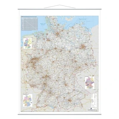 Abbildung von Franken Straßenkarte Deutschland beschreibbare Tafel 1:800.000 97x137c