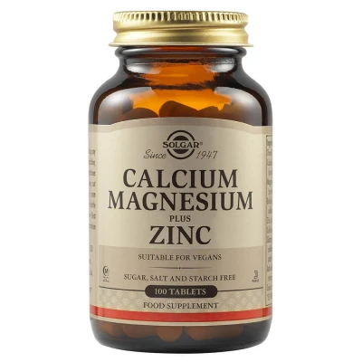 Abbildung von Solgar Calcium Magnesium Plus Zinktabletten