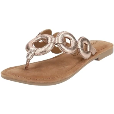 Abbildung von Lazamani Zehensteg Zehentrenner, Damen, Größe: 38, Peach Schuhe