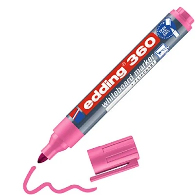Abbildung von 10 x edding Whiteboardmarker 360 nachfüllbar 1,5 3mm rosa