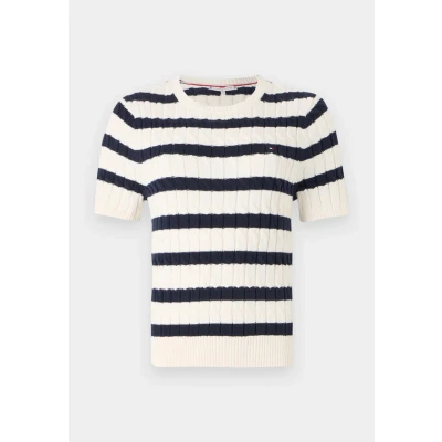 Abbildung von Tommy Hilfiger Strickpullover, Damen, Größe: XXS, Dark night navy