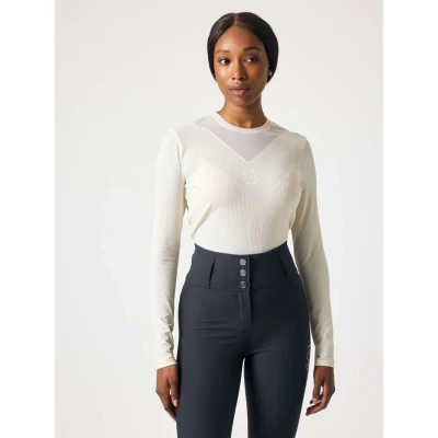Abbildung von PS of Sweden Longsleeve Leandra Mesh Vanilla BeigeVerkauft von Agradi