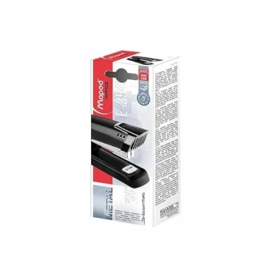 Abbildung von Maped M354311 Hefter Essentials Half Strip aus Metall bis 25 Blatt, schwarz