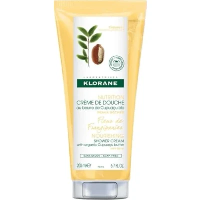 Abbildung von Klorane Corps Nutrition Crème de Douche Fleur Frangipanier Gel Trockene Haut 200ml