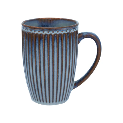 Abbildung von Greengate Alice Becher mit Henkel groß oyster blue 0,5l