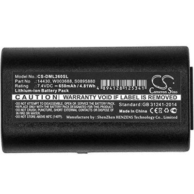 Abbildung von CS DML260SL Akkus 650mAh Kompatibel mit [DYMO] 260P, 280, LabelManager 260, PnP, [3M] PL200 Ersetzt 14430, 175845