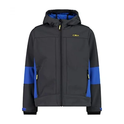 Abbildung von CMP Kinderjacke mit fester Kapuze, Anthrazit Royal, 98