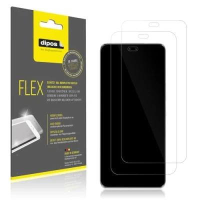 Abbildung von dipos I 2x Schutzfolie 100% kompatibel mit Honor 200 Pro Folie 3D Full Cover Displayschutzfolie