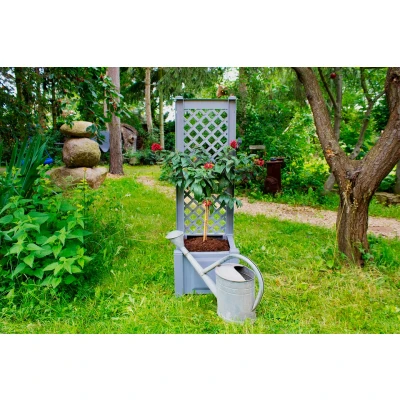 Abbildung von KHW Spalier, mit Pflanzkasten, BxTxH: 43x43x140 cm
