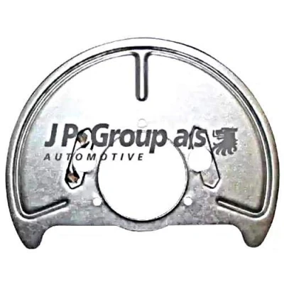Abbildung von JP GROUP 1164200380 Ankerblech Vorderachse rechts VOLKSWAGEN: TRANSPORTER 3 Pritsche/Fahrgestell, Bus, Kasten
