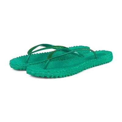 Abbildung von Ilse Jacobsen Damen Glitzer Flip Flop, CHEERFUL01 Zehentrenner, Grün (Nordisches Grün)
