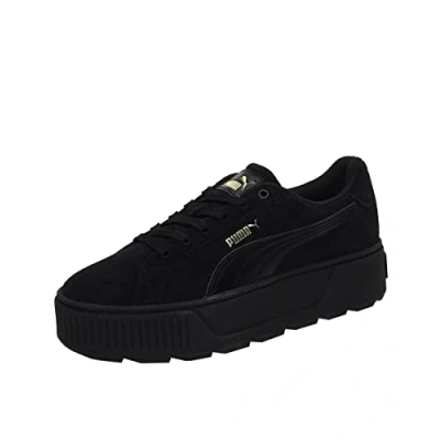 Abbildung von PUMA Damen Karmen Sneaker, Black Team Gold, 38 EU