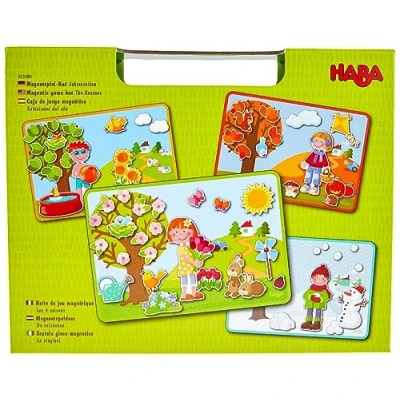 Abbildung von HABA Magnetspiel BOX Jahreszeiten Puzzle für Kinder, Größe: One Size, Multi coloured