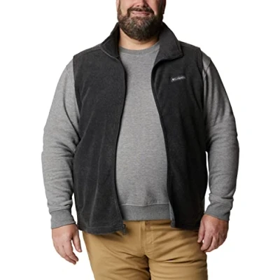Abbildung von Columbia Herren Steens Mountain Vest Fleece Weste, Dunkelgrau meliert, 2X
