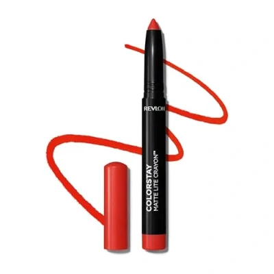 Abbildung von Revlon Lipstick Colorstay Matte LITE Crayon Lippenstift, Größe: 1.4 g, Ruffled feathers