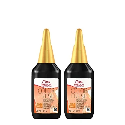 Abbildung von Wella Professionals Color Fresh 7/47 Medium Blonde Red Brown 75ml