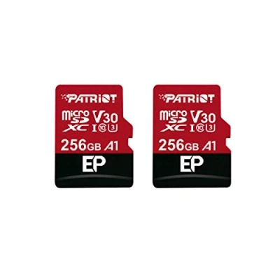 Abbildung von Patriot Memory 256GB A1 / V30 Speicherkarte für Android Telefone und Tablets, 4K Videoaufnahme 2er Pack