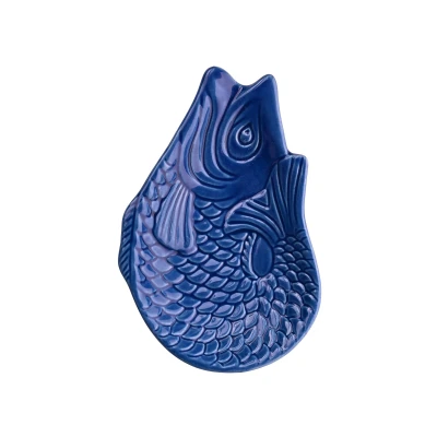 Abbildung von Giftcompany Monsieur Carafon Fisch Dekoteller azure 12,5x8,3cm