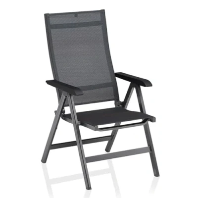 Abbildung von Kettler Basic Plus Premium Multipositionssessel, anthrazit/lakritz, Alu/Outdoorgewebe, 0102401 7000