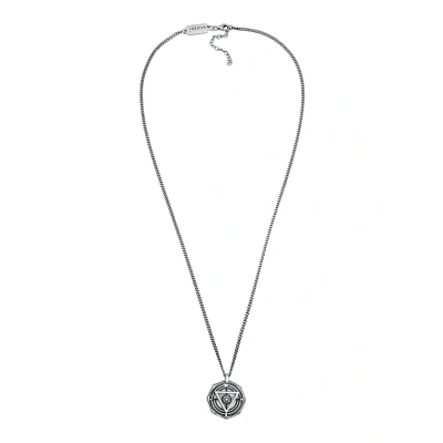 Abbildung von Kuzzoi Triangle COIN Halskette, Herren, Größe: 55, Schwarz