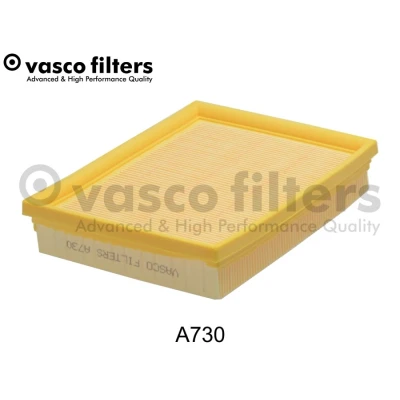 Abbildung von DAVID VASCO A730 Luftfilter 42 170 207 rechteckig Filtereinsatz PEUGEOT: 206 Schrägheck, SW, Limousine, CITROËN: Xsara Picasso