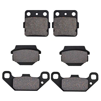 Abbildung von For KAWASAKI KEF300 A Lakota 1995 2000, KEF 300 B Sport 2001 2002 2003 Motorrad vorne hinten Bremsbeläge Organic Disc KEF300A KEF300B